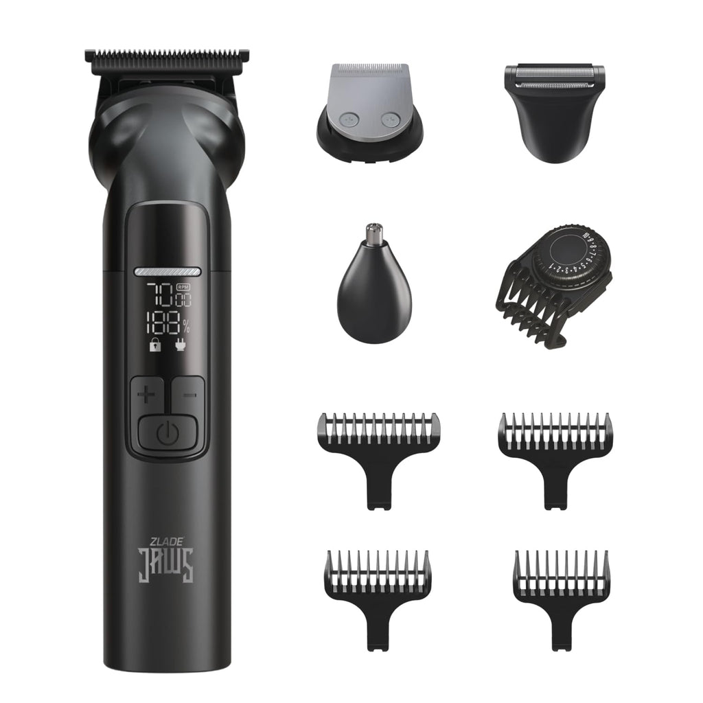 Alpha All-In-One Beard Trimmer for Men, 1200 mAh powerful battery with 150min runtime, USB C Ultra Fast Charging, IPX7 Waterproof full Washable...